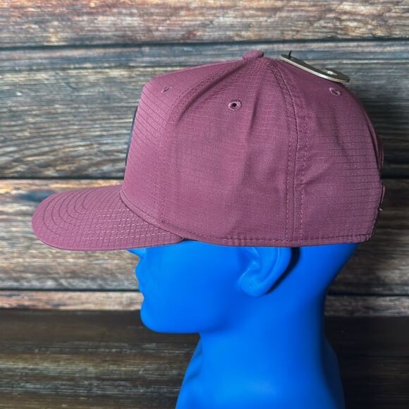 Adidas Merlot and Black Aeroready Snapback Hat - Picture 3 of 8